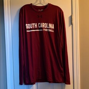 Under Armour Men's Burgundy South Carolina Gamecocks Football Long Sleeve Tee